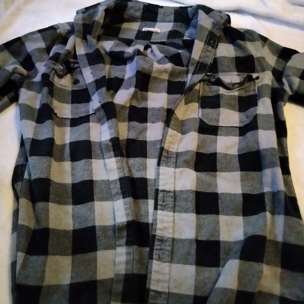 Black and Grey flannel